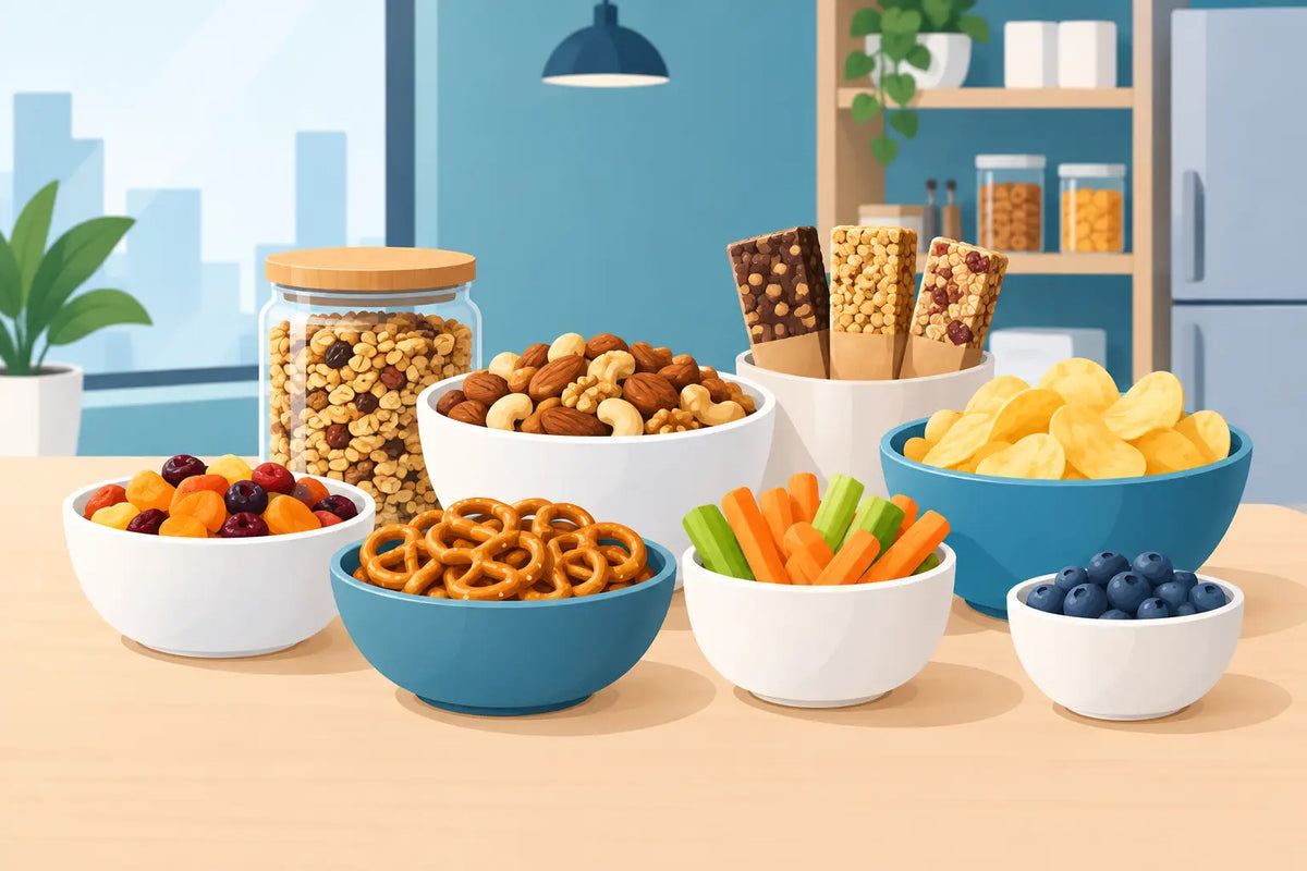 12 Best Snacks for Office Pantry Stocking