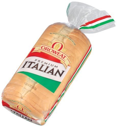 Oroweat Italian Sliced Bread, 20 oz Loaves (Pack of 2), Soft Classic Italian Bread