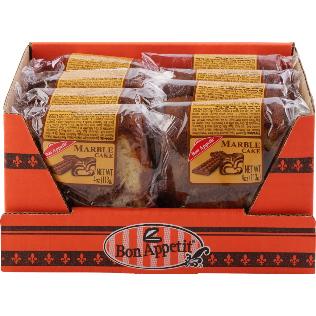 Bon Appetit Marble Cake, 4 Ounce, Pack of 8