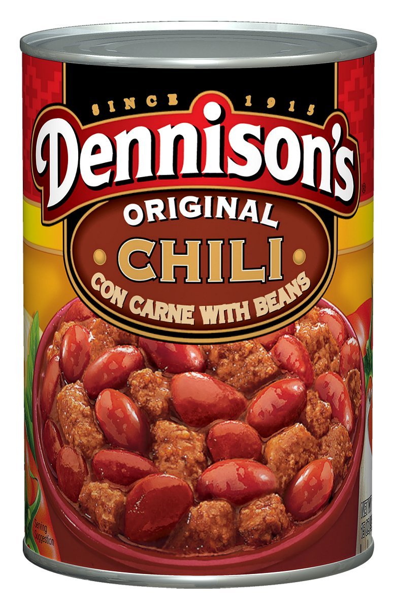Dennison’s Original Chili Con Carne with Beans, 15 oz Cans, Pack of 24