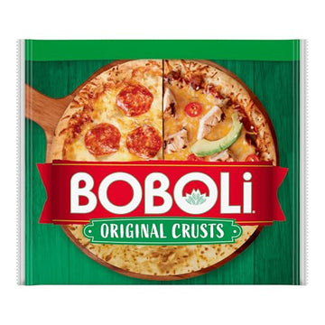 Boboli 8 Inch Pizza Crust, Personal Size Ready-to-Bake Pizza Crusts, Twin Pack (2 Crusts, 10 oz)