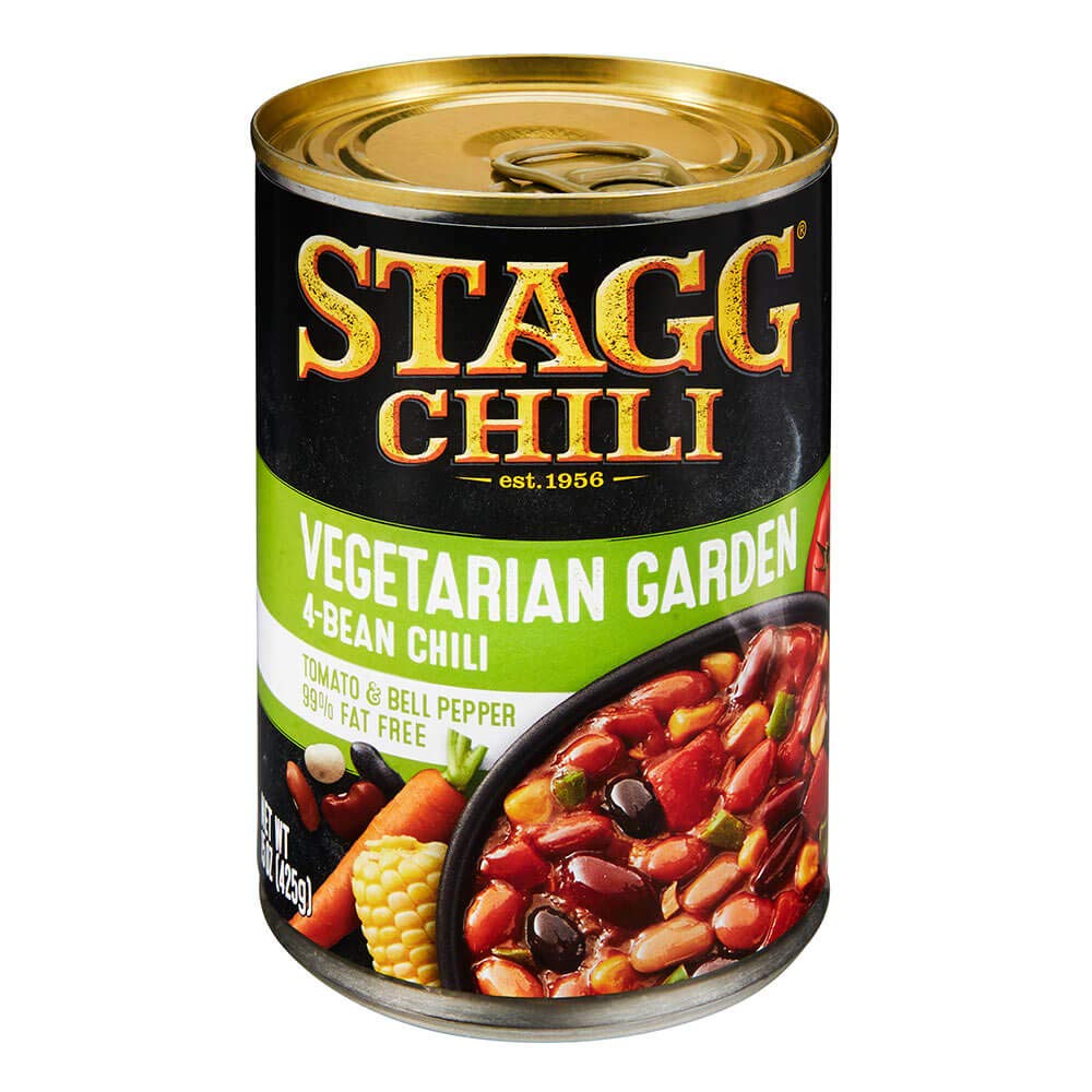 Stagg Vegetarian Garden 4-Bean Chili, 15 Ounce, Pack of 6