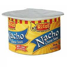 Ricos Nacho Cheese Sauce Cups, 3.5 oz Cups, Pack of 12