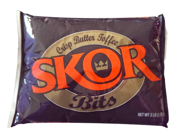 Skor Toffee Bits, Crunchy Butter Toffee Pieces, 3 lb Bulk Bag