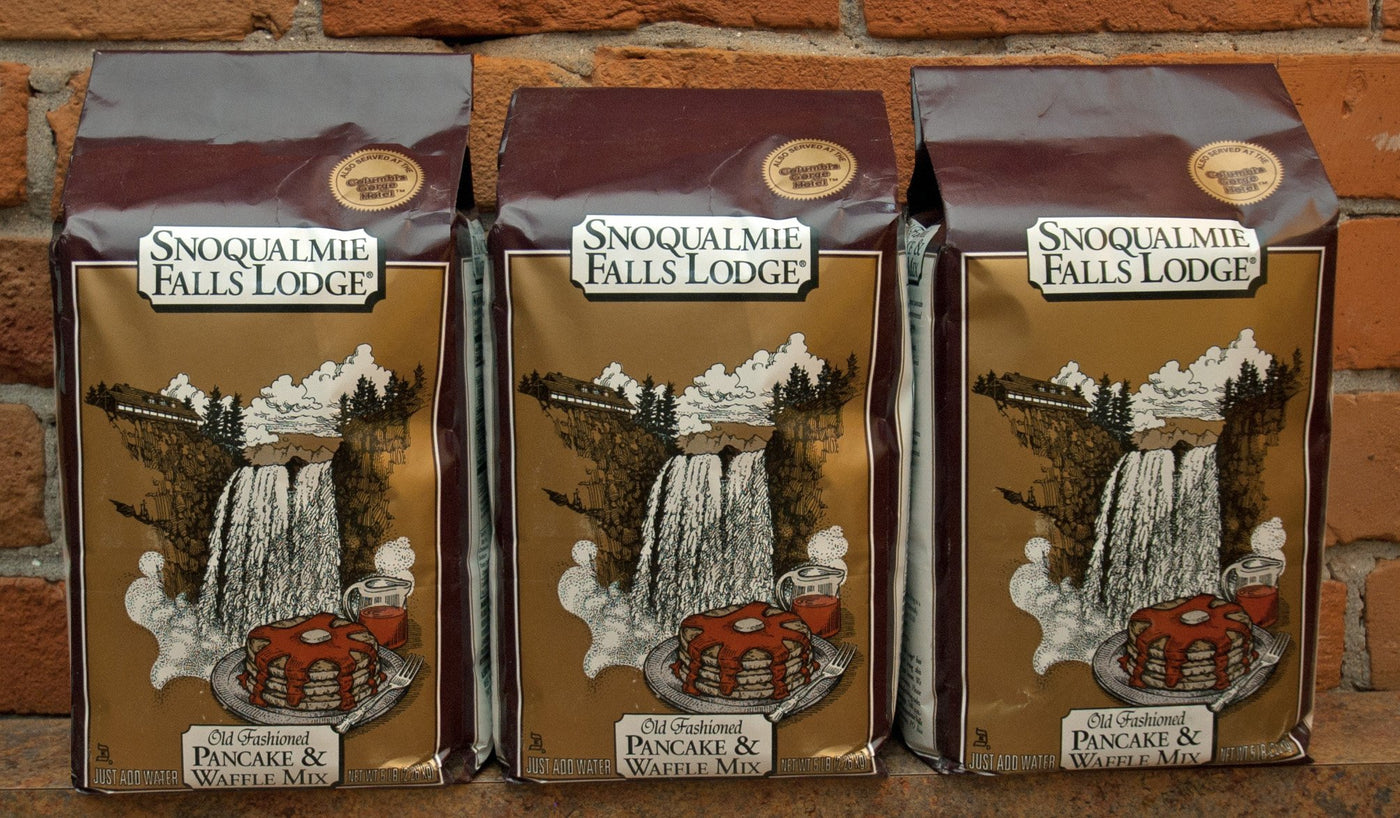 Snoqualmie Falls Lodge Old Fashioned Pancake & Waffle Mix, 5 lb Bags (Pack of 3), Buttermilk Style Breakfast Mix