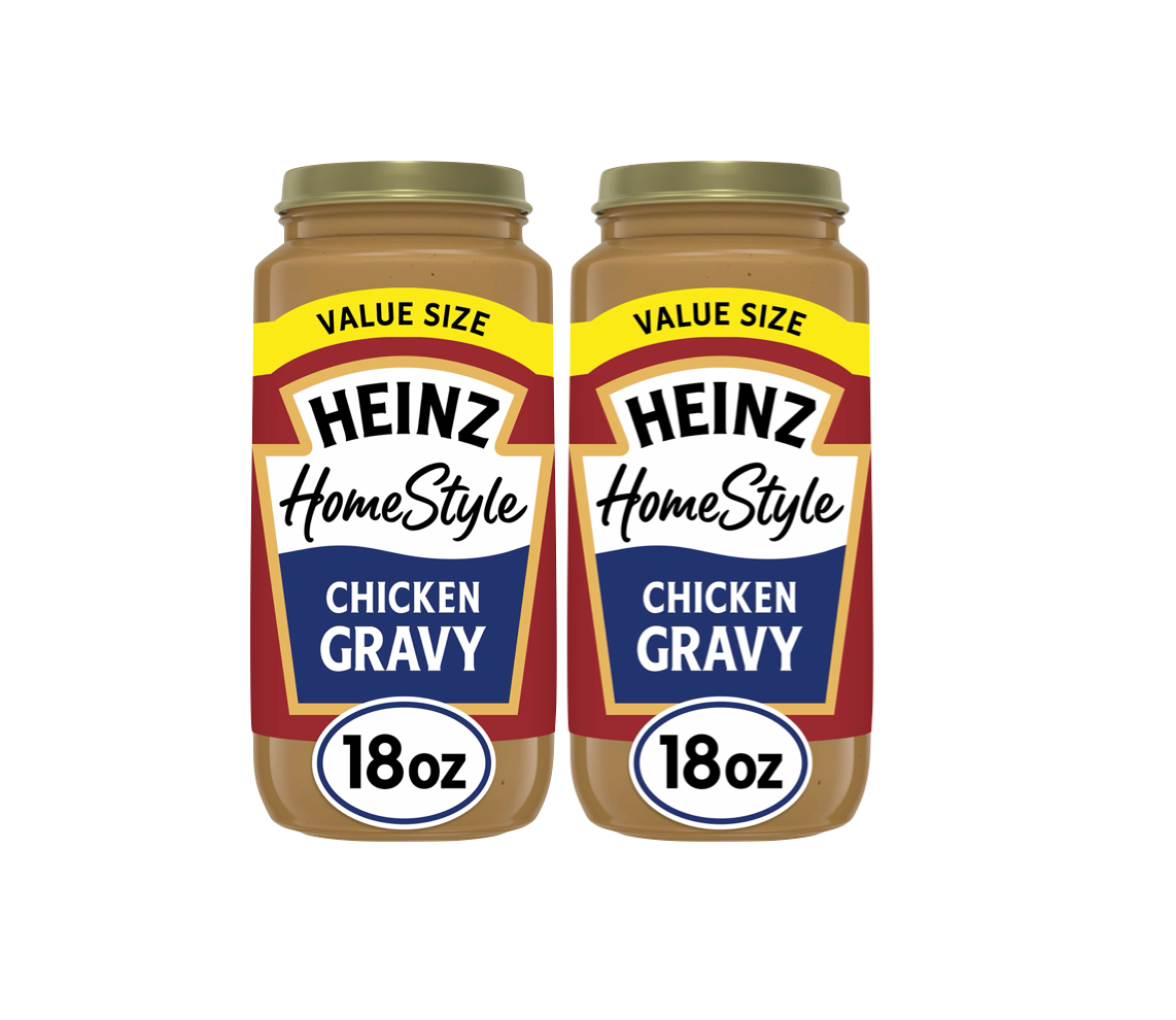 Heinz HomeStyle Chicken Gravy Value Size, 18 oz Jars, Pack of 2