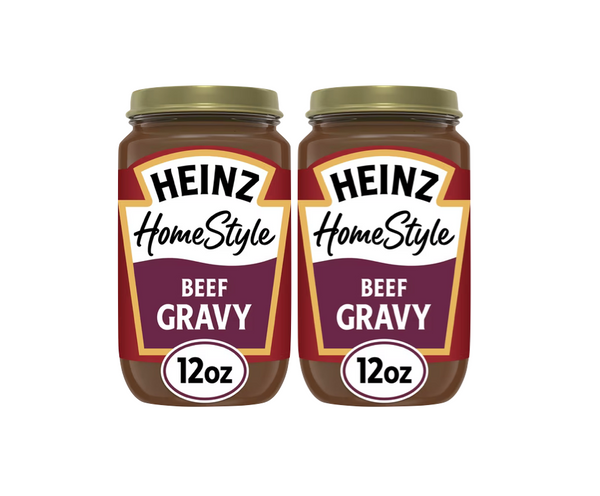 Heinz HomeStyle Beef Gravy, 12 oz Jars, Pack of 2