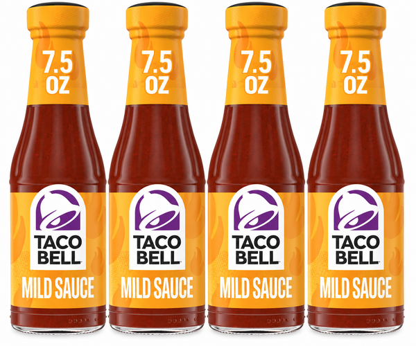 Taco Bell Mild Sauce, 7.5 oz Bottles (Pack of 4)