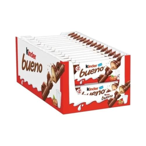 Kinder Bueno Wafer Cookies, 1.5 Ounce, Pack of 30