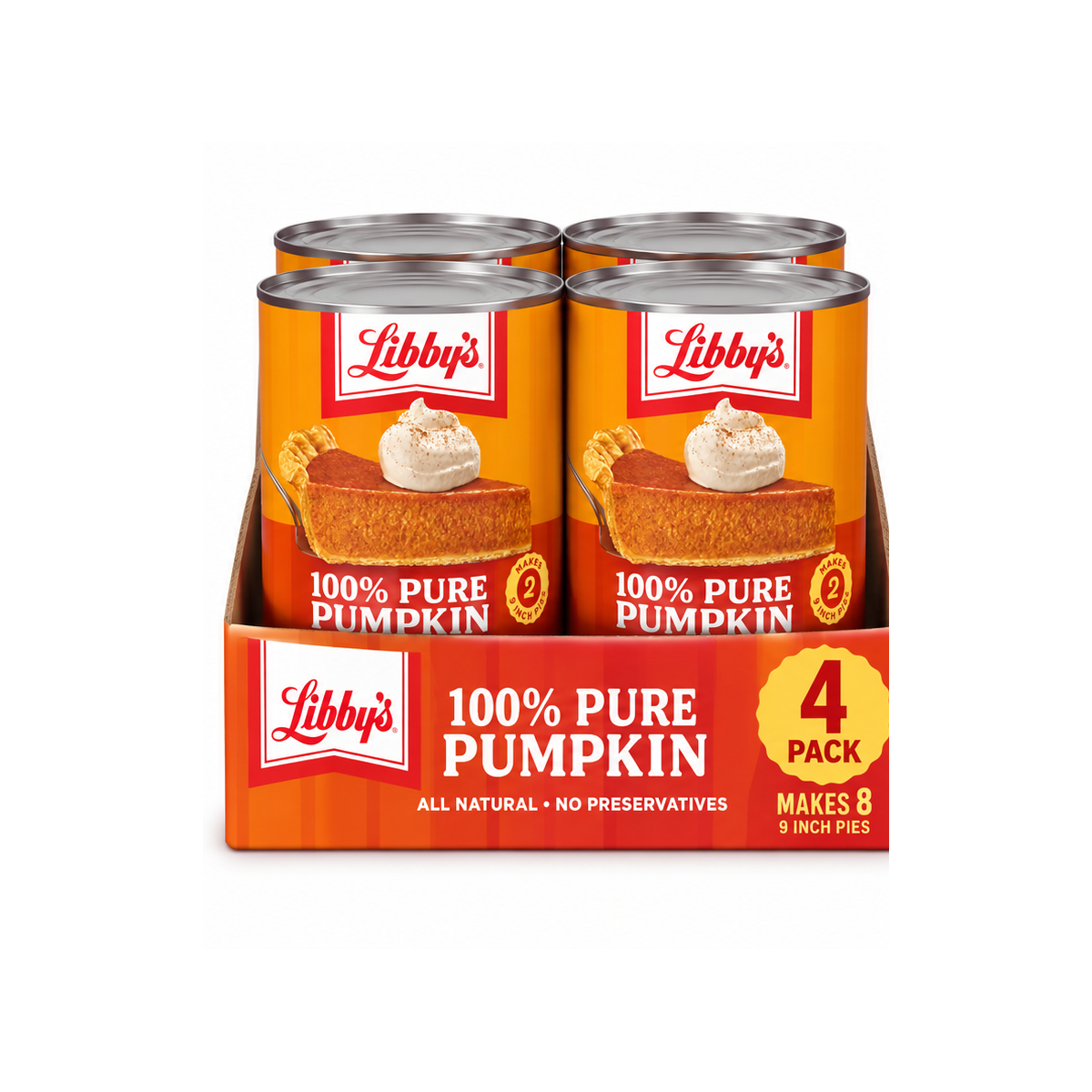 Libby's 100% Pure Pumpkin, 29 oz Cans
