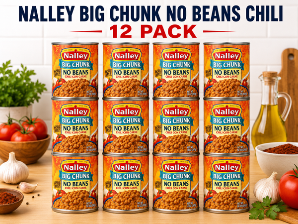 Nalley Big Chunk Chili Without Beans, 14 oz Cans, Pack of 12